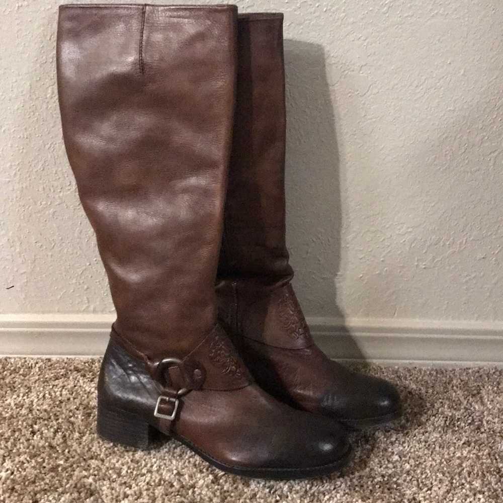Vince Camuto brown tall boots 8.5